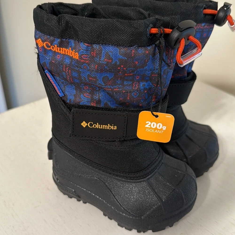 Columbia Kids' Unisex PowderBug SnowLite Boots / Size 5 / Brand NWT / TechLite